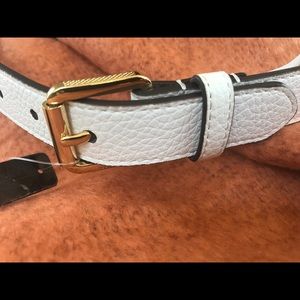 Ralph Lauren White (Vanilla) Leather Belt